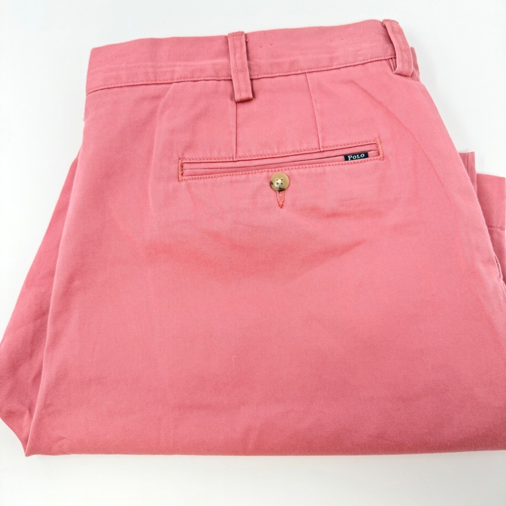 Polo Ralph Lauren Mens 38‎ Classic Fit 9 Chino Shorts Salmon Pink